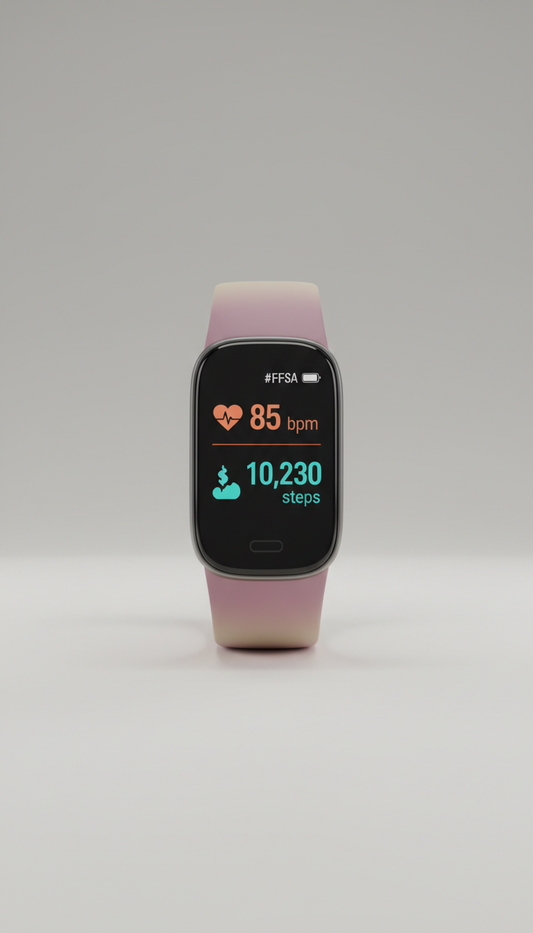 Fitness tracker with color display